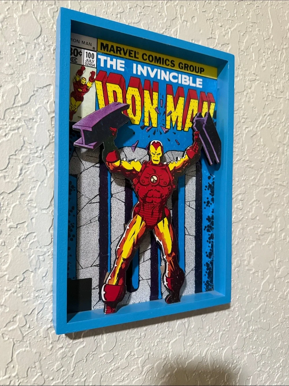 3 Marvel Comics Wall Art Prints - spider-Man, Captain America & falcon, Iron Man